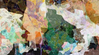 renkli psychedelic arka plan dijital soyut çizimi