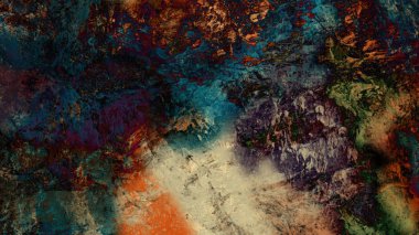 renkli psychedelic arka plan dijital sanat