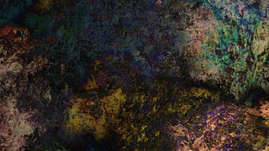 psychedelic renkli arka plan dijital sanat