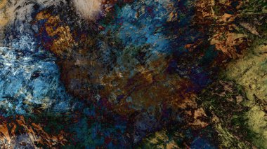 renkli psychedelic arka plan dijital sanat