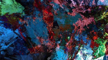 psychedelic renkli arka plan dijital sanat