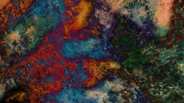 renkli psychedelic arka plan dijital sanat