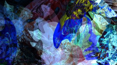 soyut renkli arazi arka plan dijital grunge çizimi