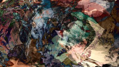 renkli psychedelic arka plan dijital soyut çizimi