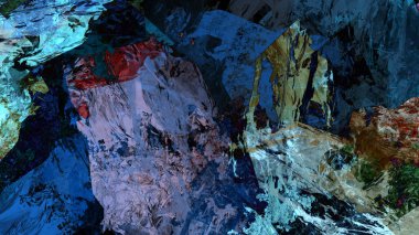 psychedelic renkli arka plan dijital sanat