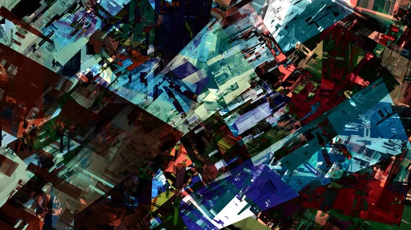 Fundo Abstrato Surreal Arte Digital — Fotografia de Stock