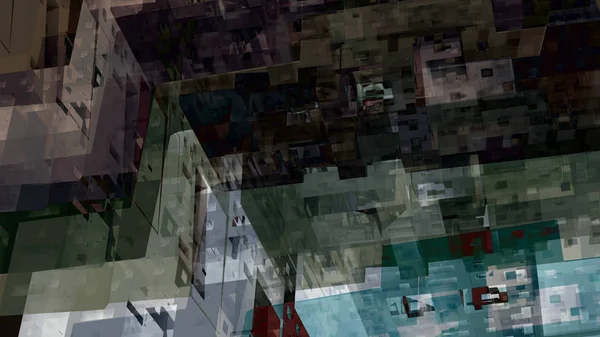 Grunge Kleurrijke Abstracte Achtergrond Digitale Kunst — Stockfoto