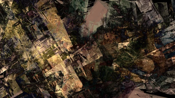Фантастический Абстрактный Фон Цифровом Искусстве — стоковое фото