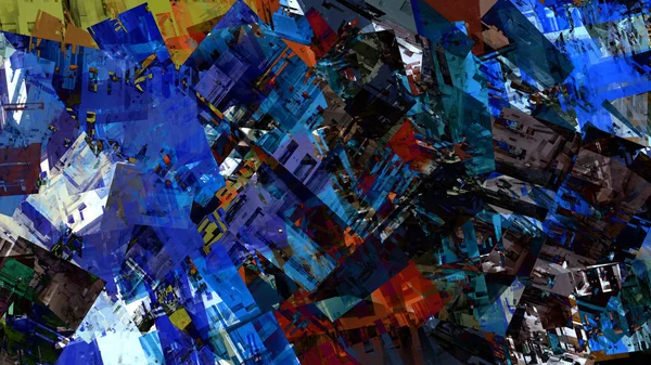 Latar Belakang Abstrak Surealis Dalam Seni Digital — Stok Foto