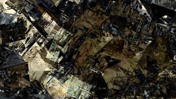 Digitale Fantastische Illustratie Van Abstracte Terrein Achtergrond — Stockfoto
