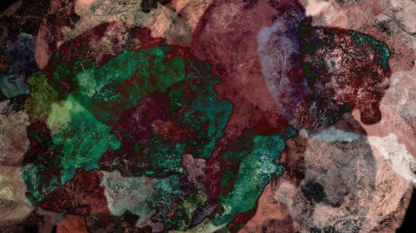 Ilustración Grunge Digital Fondo Terreno Colorido Abstracto — Foto de Stock