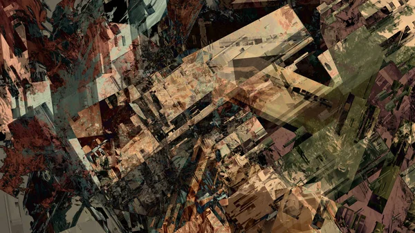 Fantastisk Abstrakt Bakgrund Digital Konst — Stockfoto