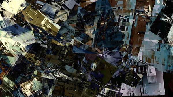 Surrealer Abstrakter Hintergrund Der Digitalen Kunst — Stockfoto