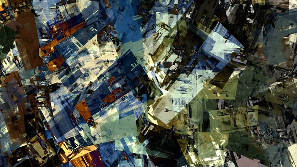 Гранжевий Барвистий Абстрактний Фон Цифровому Мистецтві — стокове фото