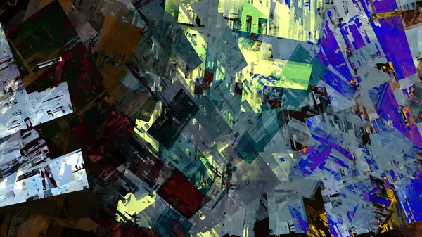 Grunge Fondo Abstracto Colorido Arte Digital — Foto de Stock