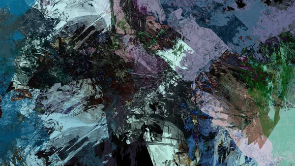 Fantastisk Färgglad Abstrakt Bakgrund Digital Konst — Stockfoto
