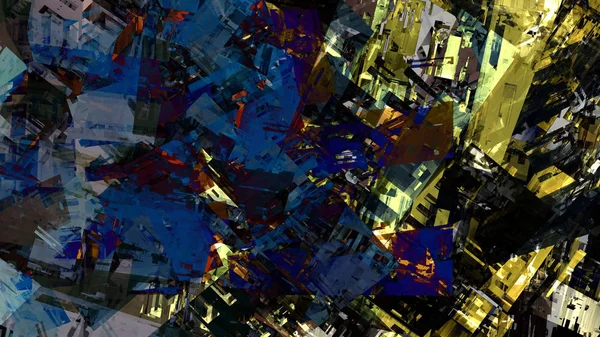 Гранж Красочный Абстрактный Фон Цифровом Искусстве — стоковое фото
