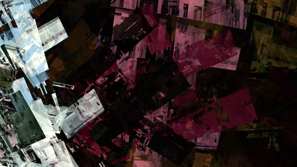 Grunge Kleurrijke Abstracte Achtergrond Digitale Kunst — Stockfoto