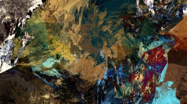 psychedelic renkli arka plan dijital sanat