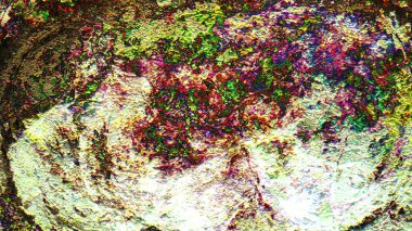 renkli psychedelic Soyut doku organik sanat desen malzeme yüzey öğe organik resimde arka planda dijital sanat