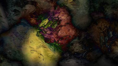 renkli psychedelic yüzey malzeme arka planda dijital sanat