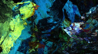 psychedelic renkli arka plan dijital sanat