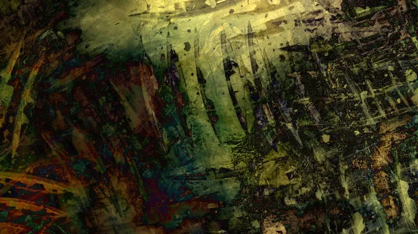 Фантастический Красочный Абстрактный Фон Цифровом Искусстве — стоковое фото