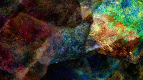 Psychedelische Abstracte Achtergrond Digitale Kunst — Stockfoto