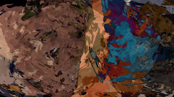 Grunge Abstrakt Bakgrund Digital Konst — Stockfoto