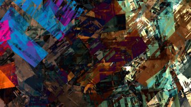 psychedelic renkli arka plan dijital sanat