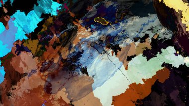 psychedelic renkli arka plan dijital sanat