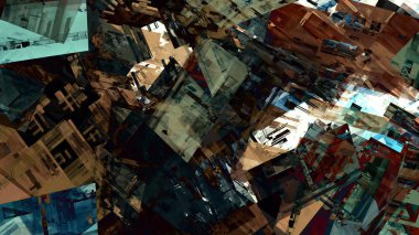 renkli fantastik arka plan dijital sanat