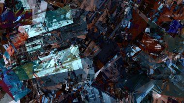 renkli garip arka plan dijital sanat