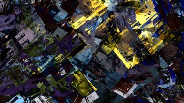 renkli garip arka plan dijital sanat