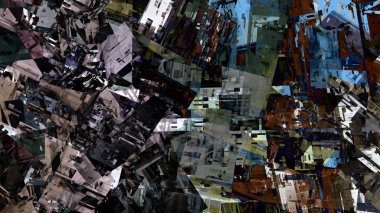 renkli garip arka plan dijital sanat