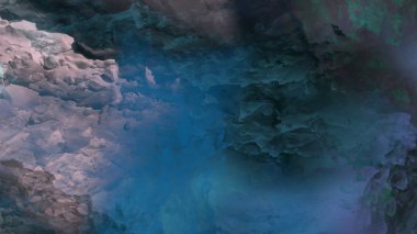 renkli su kar buz doku manzara arka plan dijital sanat