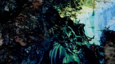 psychedelic renkli arka plan dijital sanat