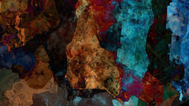 psychedelic arka plan dijital sanat