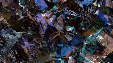 renkli garip arka plan dijital sanat