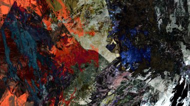 renkli psychedelic arka plan dijital sanat