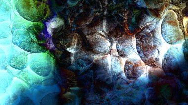 renkli psychedelic arka plan dijital sanat