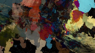 psychedelic renkli arka plan dijital sanat