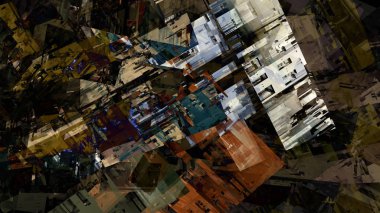 renkli garip arka plan dijital sanat