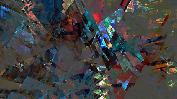 Psychedelische Kleurrijke Abstracte Achtergrond Digitale Kunst — Stockfoto