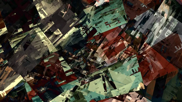 Барвистий Фантастичний Абстрактний Фон Цифровому Мистецтві — стокове фото