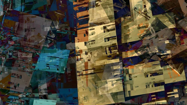 Färgglada Fantastiska Abstrakt Bakgrund Digital Konst — Stockfoto