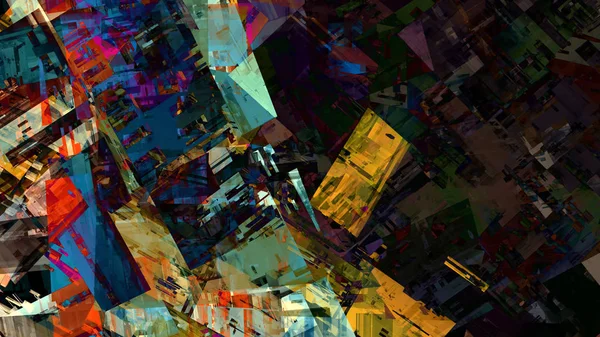 Psychedelické Abstraktní Pozadí Digitální Umění — Stock fotografie
