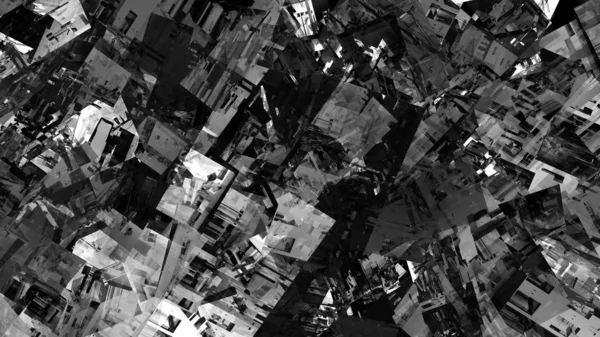Міська Міська Будівельна Структура Геометричний Абстрактний Фон Цифровому Мистецтві — стокове фото