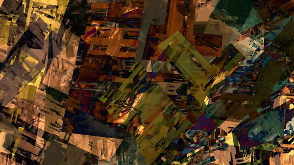 Surrealistické Abstraktní Pozadí Digitální Umění — Stock fotografie
