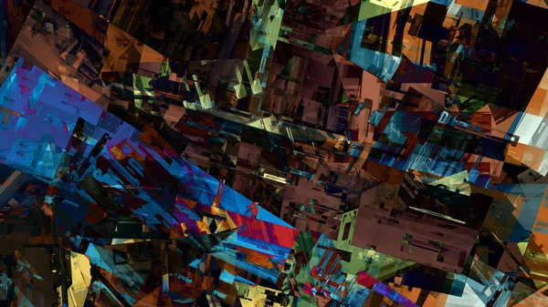 Барвистий Фантастичний Абстрактний Фон Цифровому Мистецтві — стокове фото